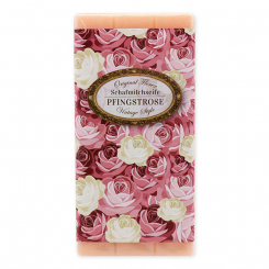 Sheep milk soap bar 100g "Vintage motif 151", Peony 