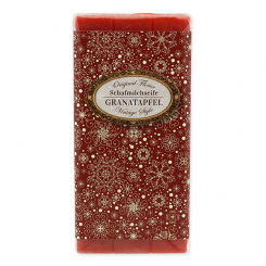 Schafmilchseife Tafel 100g "Vintage-Motiv 182", Granatapfel 