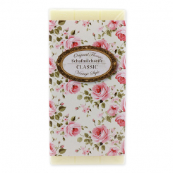 Sheep milk soap bar 100g "Vintage motif 205", Classic 