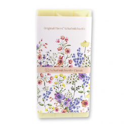 Sheep milk bar of soap 100g 'Blütenzart' with design 10, Classic 