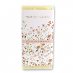 Sheep milk bar of soap 100g 'Blütenzart' with design 11, Classic 