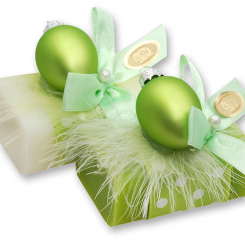 Sheep milk soap 100g decorated with an easter egg, Classic/apple 