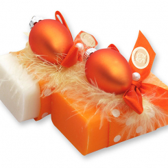 Sheep milk soap 100g decorated with an easter egg, Classic/freesia 