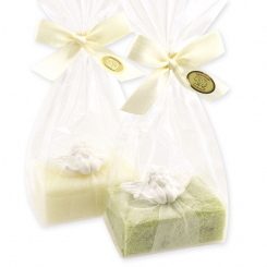 Sheep milk soap 100g decorated with an angel in a cellophane, Classic/verbena 
