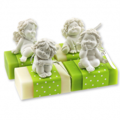 Sheep milk soap 100g decorated with an angel-Igor, Classic/pear 