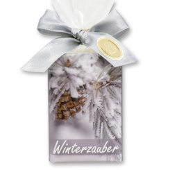 Sheep milk soap 100g in a cellophane bag "Winterzauber", Classic 