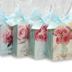 Schafmilchseife eckig 100g in Cello, sortiert 