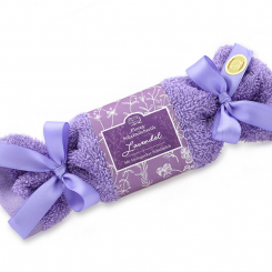 Sheep milk soap 100g in a washcloth "Florentine", Lavender 