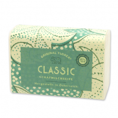 Schafmilchseife eckig 100g, "Handmade Paper" Classic 