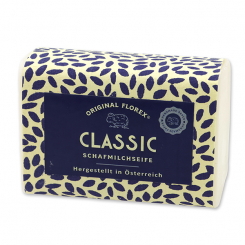 Schafmilchseife eckig 100g, "Handmade Paper" Classic 