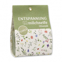 Sheep milk soap 100g in a bag "Entspannung", Olive Oil 