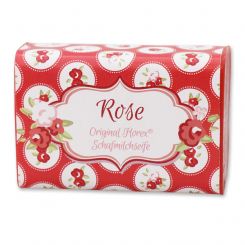 Sheep milk soap 100g "Motive Für Dich", Rose 
