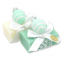 Sheep milk soap 100g decorated with an easter egg, Classic/Salt 