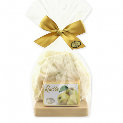 Soap set 3 pieces in a cellophane bag, Quince 