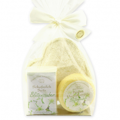 Pflegeset 3-teilig in Cello, Blütenzauber 