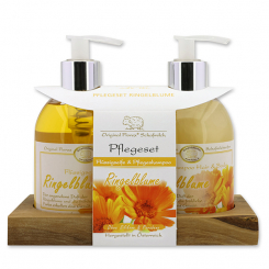 Pflegeset Flüssigseife 250ml & Pflegeshampoo 250ml, Ringelblume 