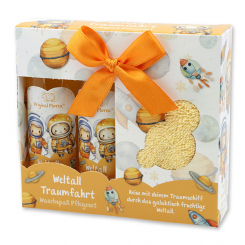 Washing fun care set 3 pieces "Weltall Traumfahrt", Fruit dream 