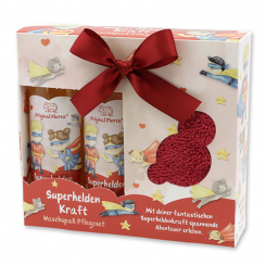 Waschspaß Pflegeset 3-teilig "Superhelden Kraft", Beerentraum 