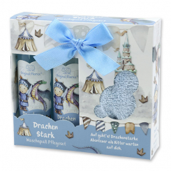 Waschspaß Pflegeset 3-teilig "Drachen Stark", Wolkenbrise 