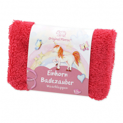 Washcloth "Einhorn Badezauber", pink 