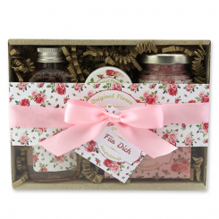 Gift set 4 pieces "Für Dich", Wild rose 