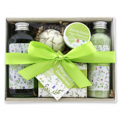 Gift set 5 pieces "Aufblühen", Verbena 