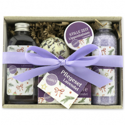Gift set 5 pieces "Stille Zeit", Lavender 