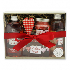 Gift set 4 pieces "Vielen Dank", Rose 