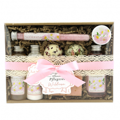 Gift set 8 pieces, Wild rose with petals 