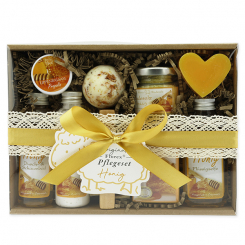 Geschenkset 9-teilig, Honig 