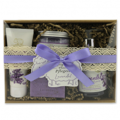 Geschenkset 4-teilig, Lavendel 