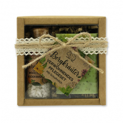 Geschenkset 2-teilig "Wohlfühlzeit", Bergkräuter 