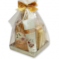 Care set 5 pieces in a cellophane bag, Almond 