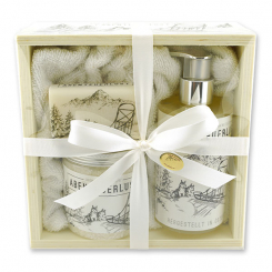 Holzboxset groß 5-teilig "Abenteuerlust", Edelweiß 