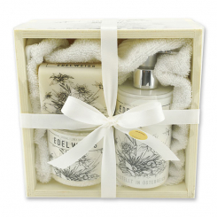Holzboxset groß 5-teilig "Edelweiss", Edelweiß 