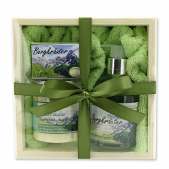 Wooden box set big 5 pieces, Mountain herbs 