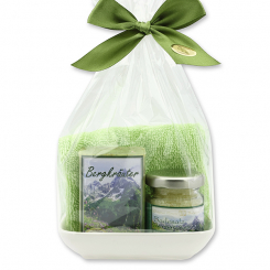 Pflegeset 4-teilig in Cello, Bergkräuter 