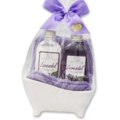 Mini Badewannen Set 4-teilig in Cello, Lavendel 