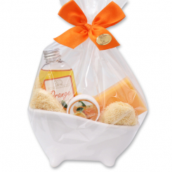Wellness Set 5-teilig in Cello, Orange 