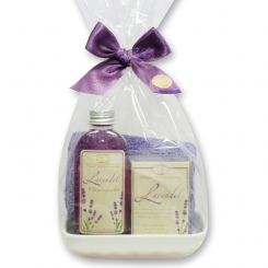 Care set 4 pieces in a cellophane bag, Lavender 