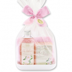 Care set 4 pieces in a cellophane bag, Wild rose 
