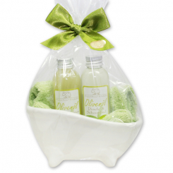 Wellness Set 4-teilig in Cello, Olive 