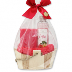 Pflegeset 4-teilig in Cello, Lotus 