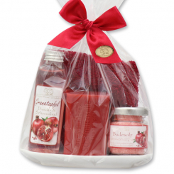 Pflegeset 5-teilig in Cello, Granatapfel 