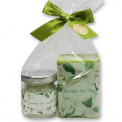 Care set 2 pieces "Genieße den Tag", Verbena 