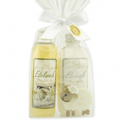 Gift set with felt sheep, Edelweiss 