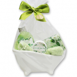 Wellness set 5 pieces "Genieße den Tag", Verbena 