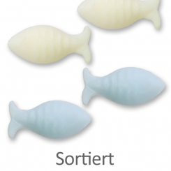 Schafmilchseife Fisch mini 8g, Classic/ Vergissmeinnicht 