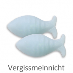 Schafmilchseife Fisch mini 8g, Vergissmeinnicht 
