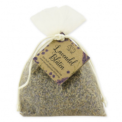 Lavendelblüten 40g im Organzasackerl "Wohlfühlzeit" 